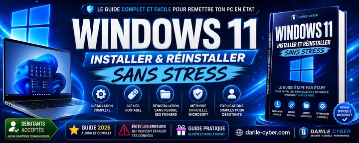 Windows 11 — Installer & Réinstaller sans stress