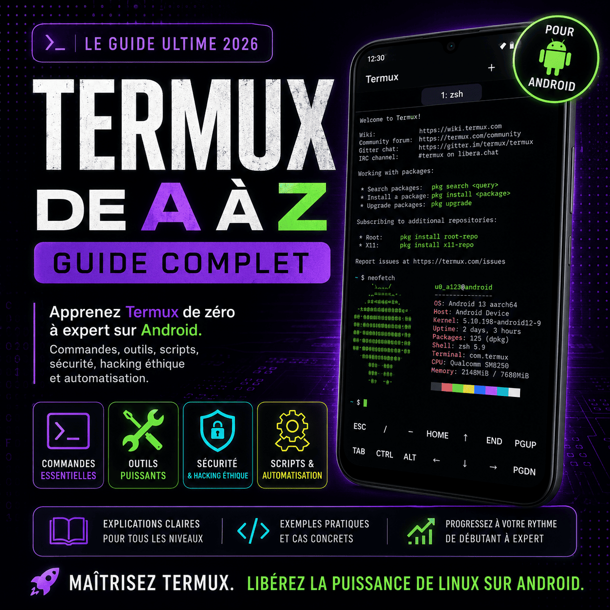 Termux de A à Z – Le Guide Complet