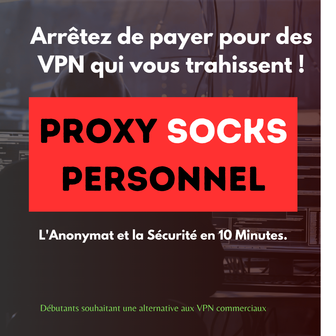 Proxy SOCKS Personnel : Maîtrisez l'Anonymat et la Sécurité.